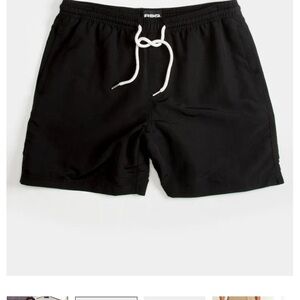 RSQ Blavk Nylon Shorts with Drawstring